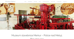 Desktop Screenshot of muzeummerkur.cz