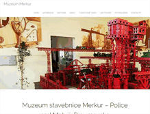 Tablet Screenshot of muzeummerkur.cz